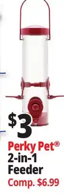 Ocean State Job Lot Perky Pet 2-in-1 Feeder offer