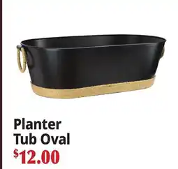 Ocean State Job Lot Planter Tub Oval offer