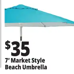 Ocean State Job Lot 7' Market Style Beach Umbrella offer