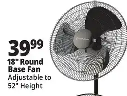 Ocean State Job Lot 18 Round Base Fan offer