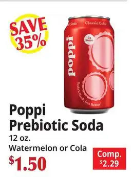 Ocean State Job Lot Prebiotic Soda offer