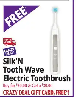 Ocean State Job Lot Tooth Wave Electric Toothbrush offer
