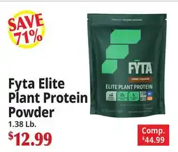 Ocean State Job Lot Fyta Elite Plant Protein Powder offer