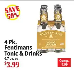 Ocean State Job Lot 4 Pk. Tonic & Drinks offer