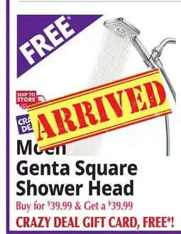Ocean State Job Lot Genta Square Shower Head offer