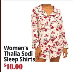 Ocean State Job Lot Women's Thalia Sodi Sleep Shirts offer