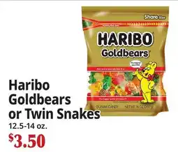 Ocean State Job Lot Haribo Goldbears or Twin Snakes offer