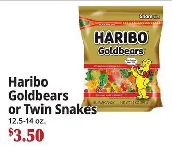 Ocean State Job Lot Haribo Goldbears or Twin Snakes offer