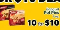 Living Fresh Market Banquet Pot Pies offer