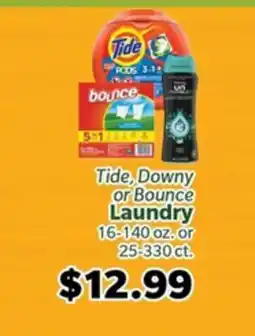 Living Fresh Market Tide, Downy or Bounce Laundry offer