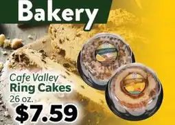 Living Fresh Market Cafe Valley Ring Cakes offer