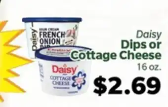 Living Fresh Market Daisy Dips or Cottage Cheese offer