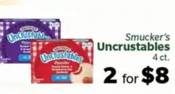 Living Fresh Market Smucker's Uncrustables offer
