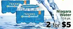 Living Fresh Market Niagara Water offer
