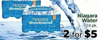 Living Fresh Market Niagara Water offer