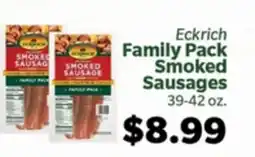Living Fresh Market Eckrich Family Pack Smoked Sausages offer