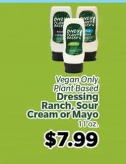 Living Fresh Market Vegan Only Plant Based Dressing offer