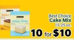 Living Fresh Market Best Choice Cake Mix offer
