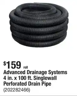 The Home Depot Drain Pipe offer