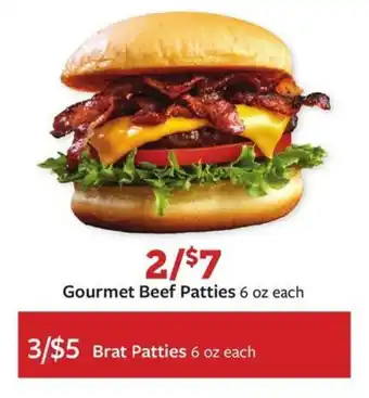 Fareway Gourmet Beef Patties offer