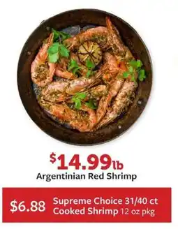 Fareway Argentinian Red Shrimp offer