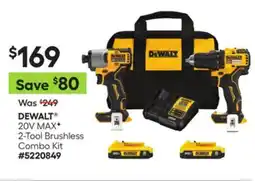 Lowe's 20V MAXF 2-Tool Brushless Combo Kit offer