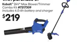 Lowe's 24V Max Blower/Trimmer Combo Kit offer