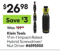 Lowe's 17-in-1 Impact-Rated Hybrid Screwdriver/ Nut Driver offer