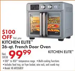 Boscov's KITCHEN ELITE 26-qt. French Door Oven offer