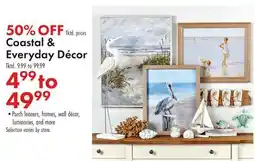 Boscov's Coastal & Everyday Décor offer