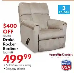 Boscov's Drake Rocker Recliner offer