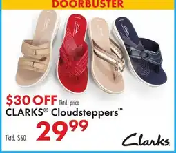 Boscov's CLARKS Cloudsteppers offer