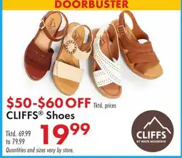 Boscov's CLIFFS Shoes offer