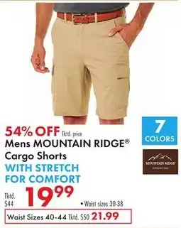 Boscov's Mens MOUNTAIN RIDGE Cargo Shorts offer