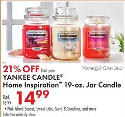 Boscov's YANKEE CANDLE Home Inspiration 19-oz. Jar Candle offer
