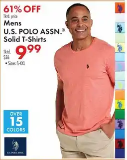 Boscov's Mens U.S POLO ASSN. Solid T-Shirts offer