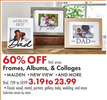 Boscov's Frames, Albums, & Collages offer