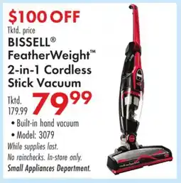 Boscov's BISSELL FeatherWeight 2-in-1 Cordless Stick Vacuum offer