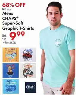 Boscov's Mens CHAPS Super-Soft Graphic T-Shirts offer