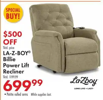 Boscov's LA-Z-BOY Billie Power Lift Recliner offer