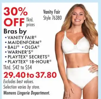 Boscov's Bras by offer