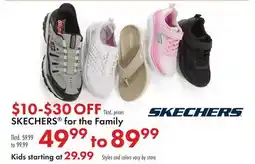 Boscov's SKECHERS for the Family offer
