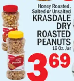 C Town KRASDALE DRY ROASTED PEANUTS offer