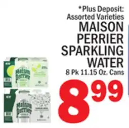 C Town MAISON PERRIER SPARKLING WATER offer