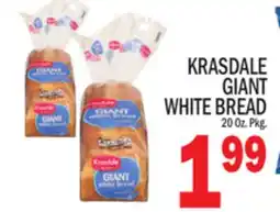 C Town KRASDALE GIANT WHITE BREAD offer