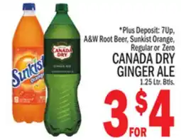 C Town CANADA DRY GINGER ALE offer