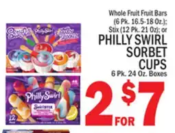 C Town PHILLY SWIRL SORBET CUPS 6 Pk. 24 Oz. Boxes offer