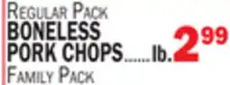 C Town BONELESS PORK CHOPS offer