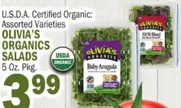 C Town OLIVIA'S ORGANICS SALADS offer