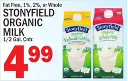 C Town STONYFIELD ORGANIC MILK offer
